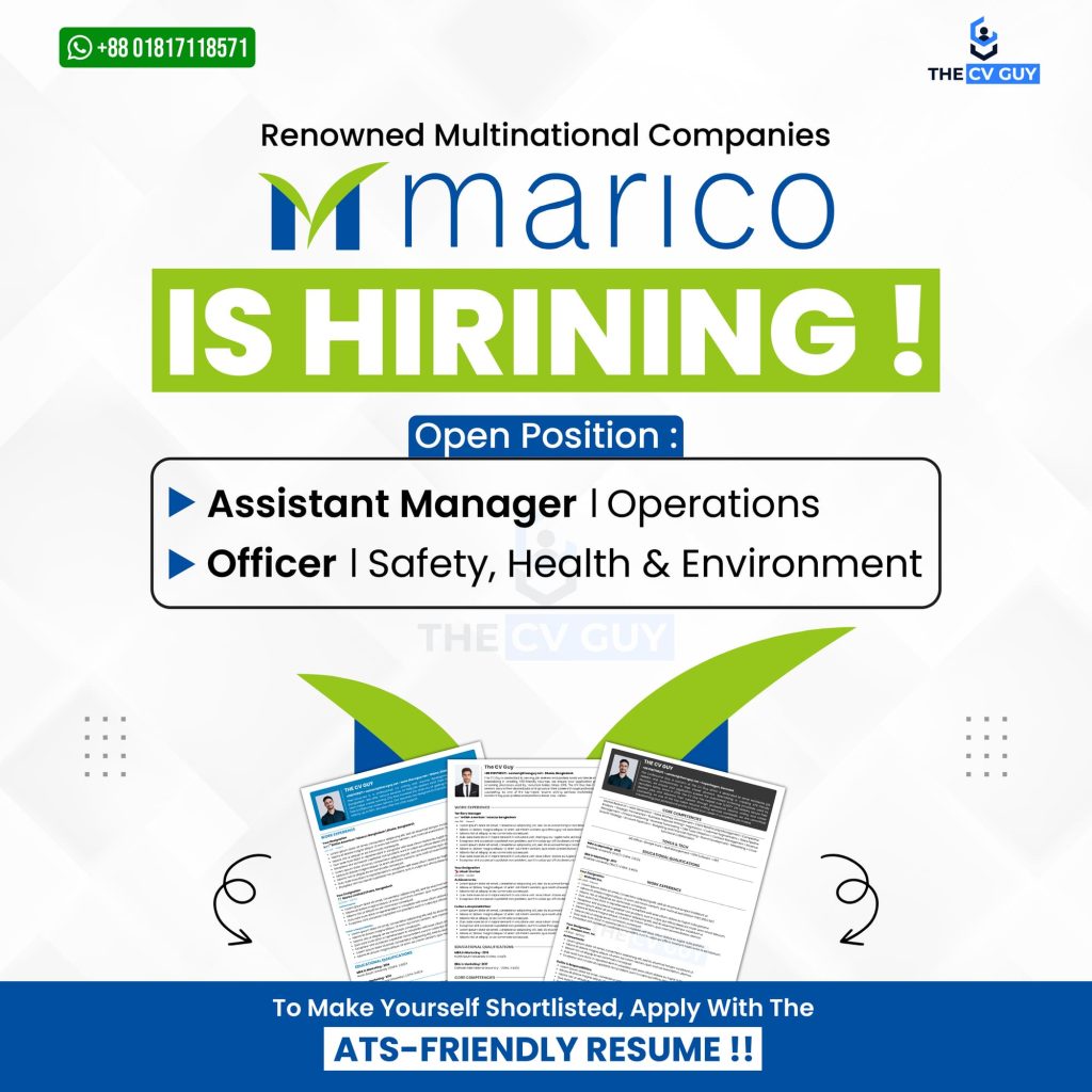 Marico Is Hiring