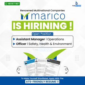 Marico Is Hiring