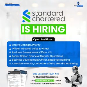 Jobs in Standard Chartered Bangladesh