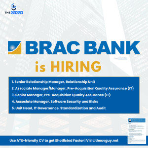 BRAC Bank Job Circular 2025 – IT & Relationship Dept. | The CV Guy - Bank Jobs BD