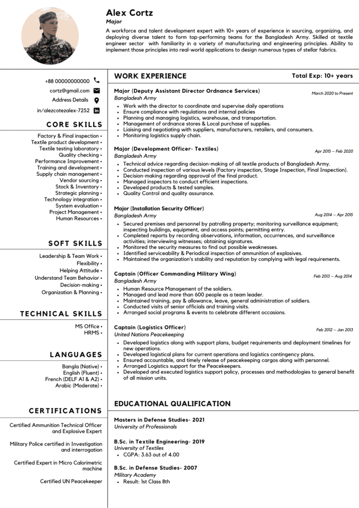 Best Resume template of 2021