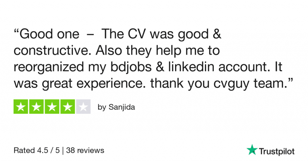 trustpilot reviews of thecvguy; best resume writer around me