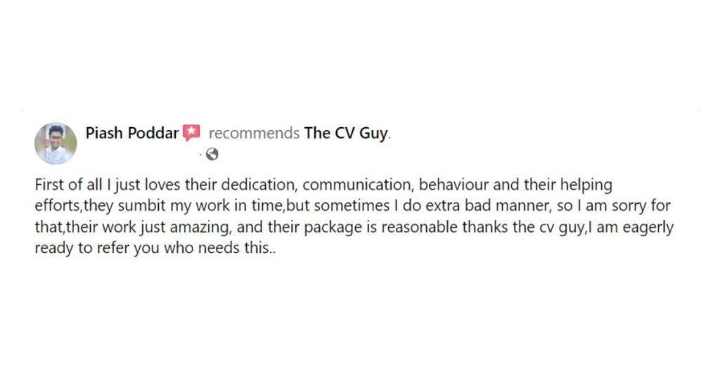 Facebook reviews of thecvguy