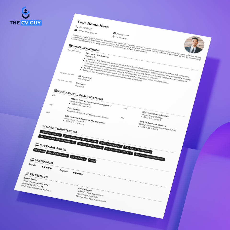 BD Resume templates