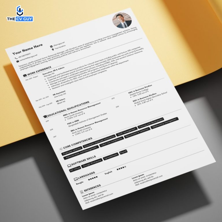 Cv Form Pattern Top 25+ CV Format in 2025 | Resume Template | CV Format BD