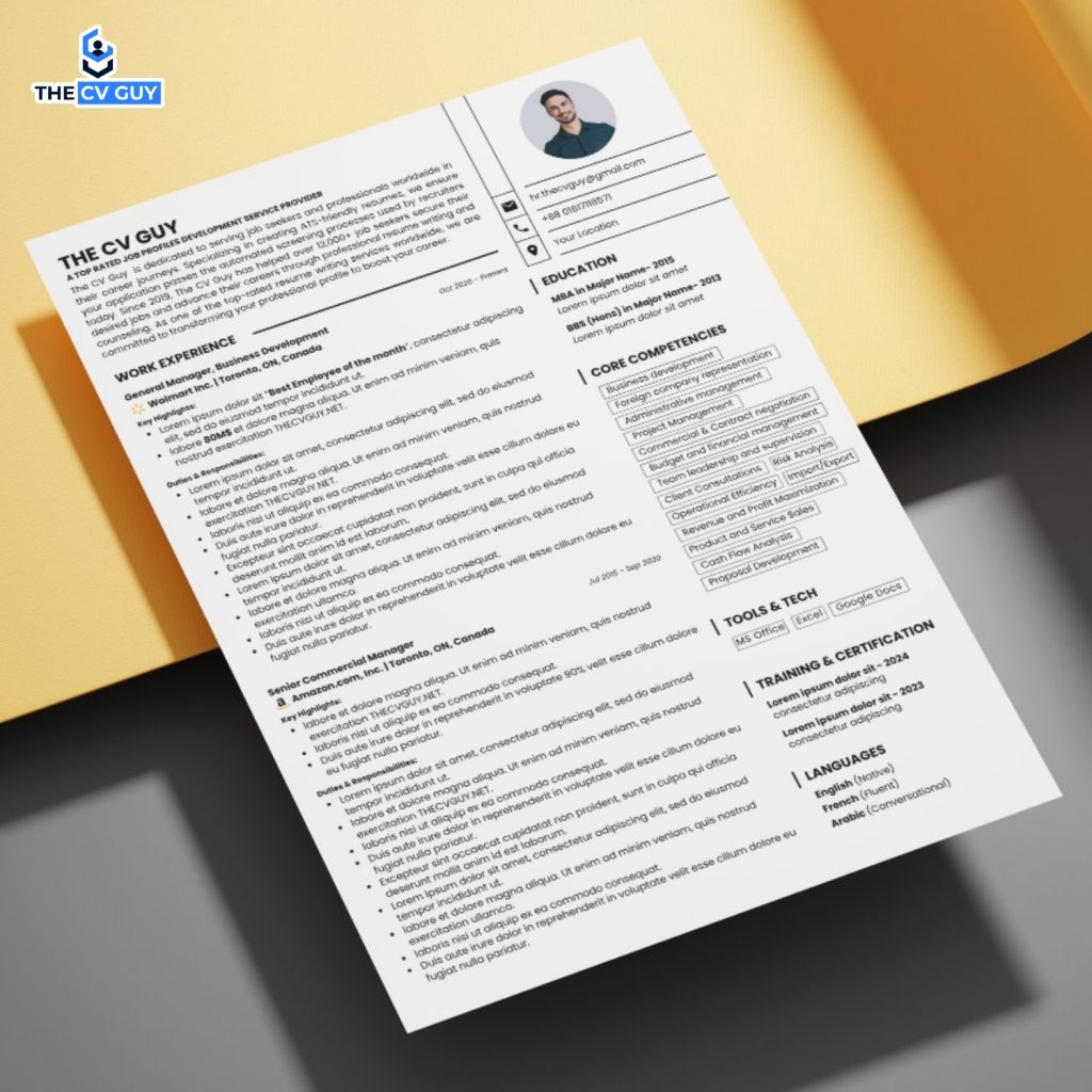 Top 22+ Professional ResumeCV Templates of 2025, The CV Guy | CV format bd, CV writer BD, CV format bangladesh, CV writer, Resume format bd