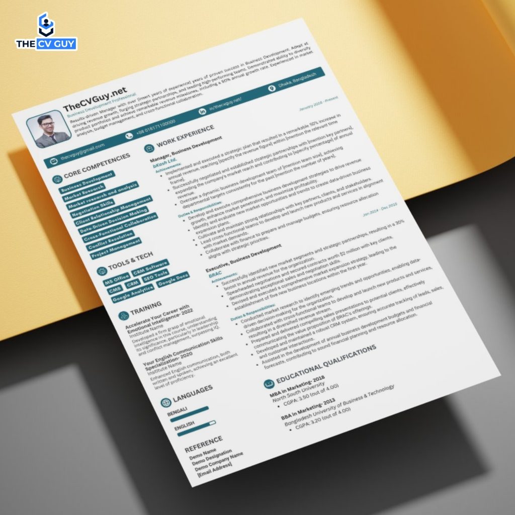 Top 22+ Professional ResumeCV Templates of 2025, The CV Guy | CV format bd, CV writer BD, CV format bangladesh, CV writer, Resume format bd
