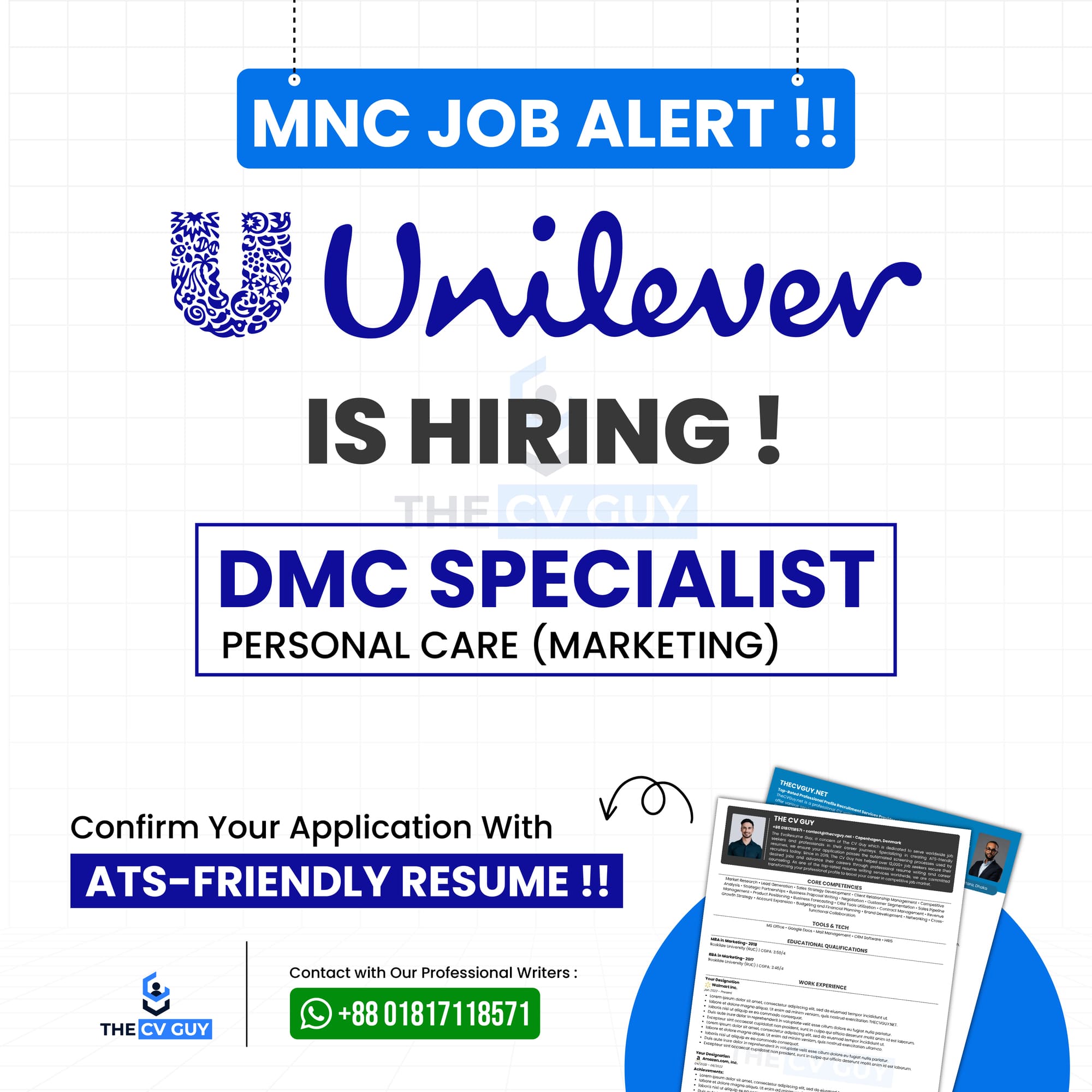 Unilever is Hiring