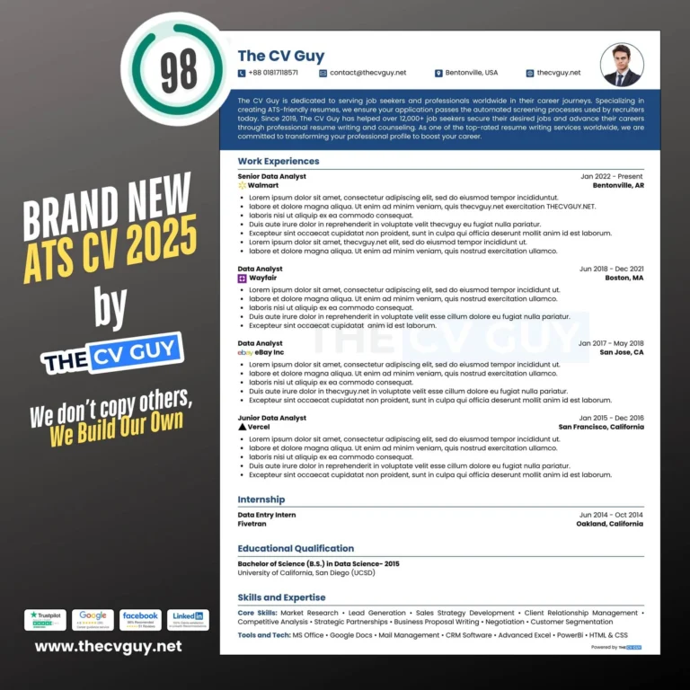 Best ATS Resume/CV Templates collection of 2025, The CV Guy