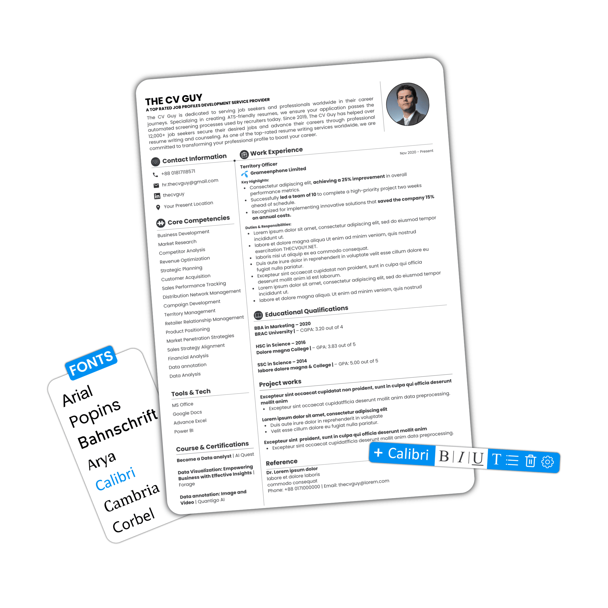 Professional resume writing service (HR Approved Template)