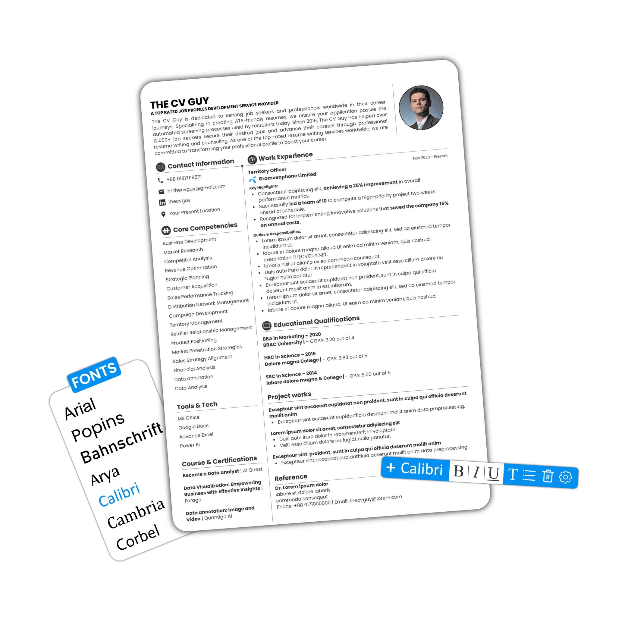 Professional resume writing service (HR Approved Template)