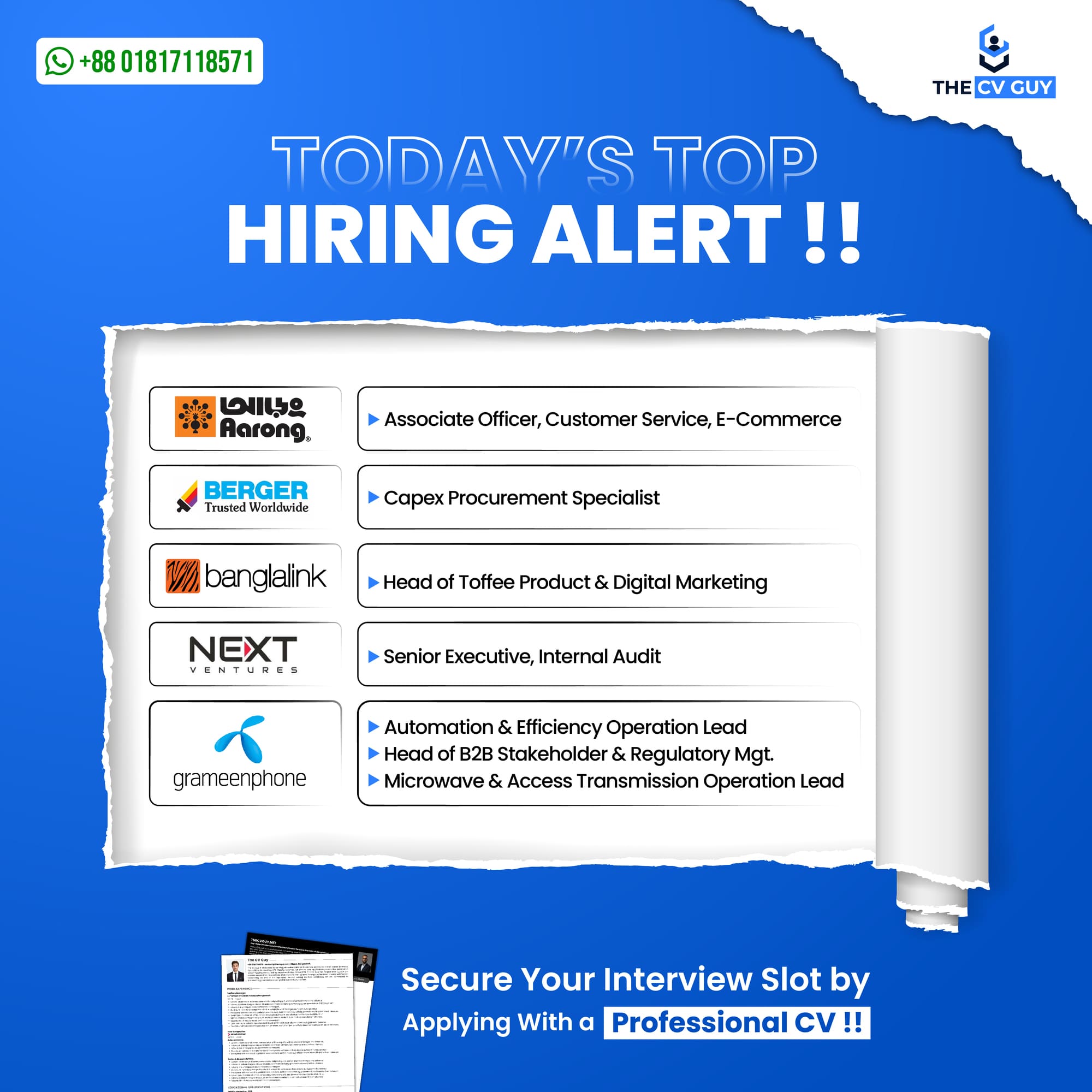 Top Companies Hiring in Bangladesh