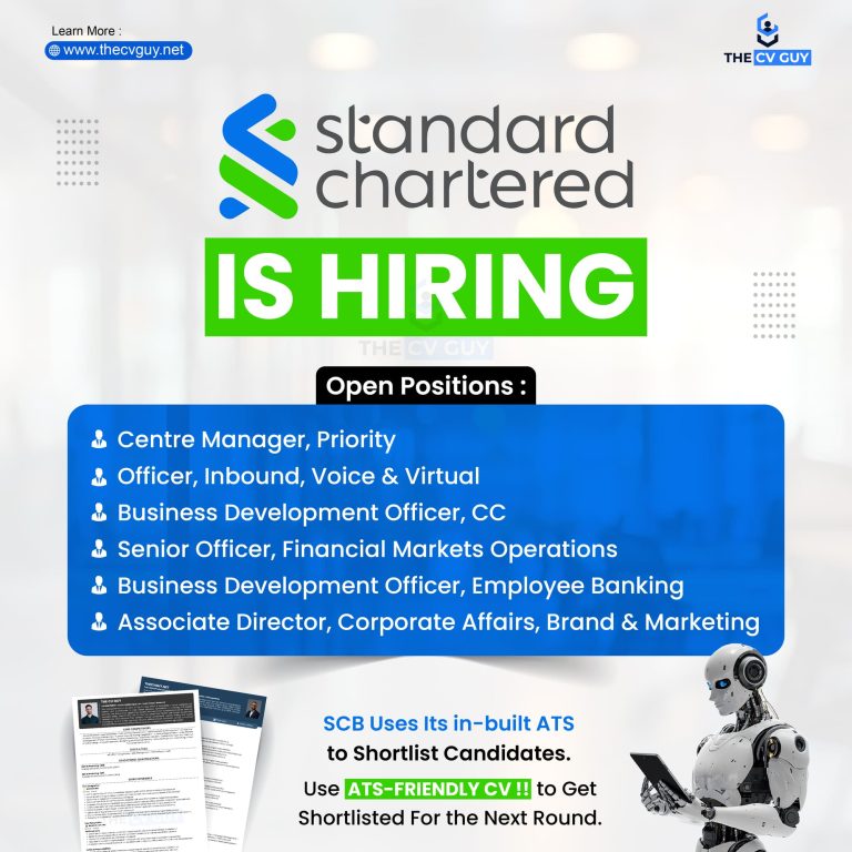 Jobs in Standard Chartered Bangladesh