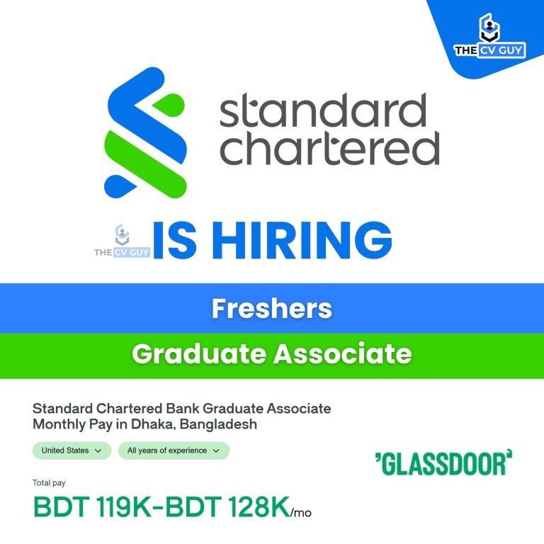 Graduate Associate, Bangladesh - SCB: Standard Chartered Bank is Hiring