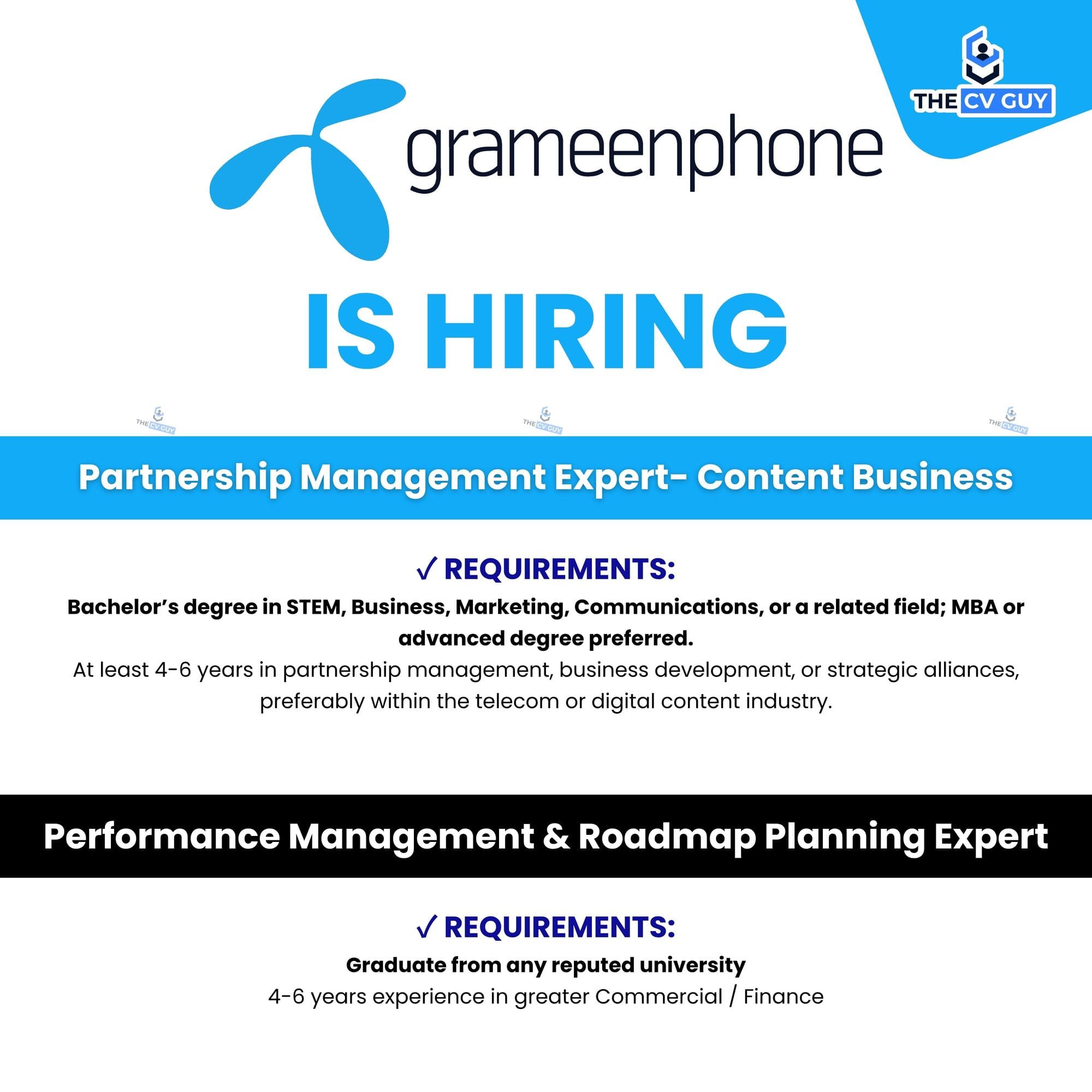 GP is Hiring: Partnership Management Expert- Content Business & Performance Management & Roadmap Planning Expert