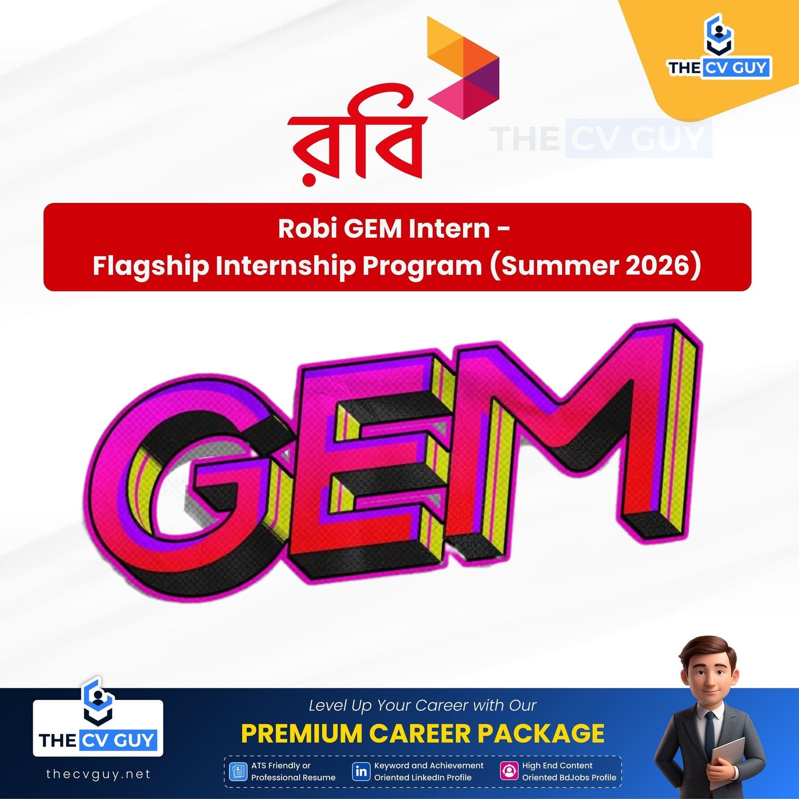 Robi is hiring GEM Intern - Flagship Internship Program (Summer) | 2026​