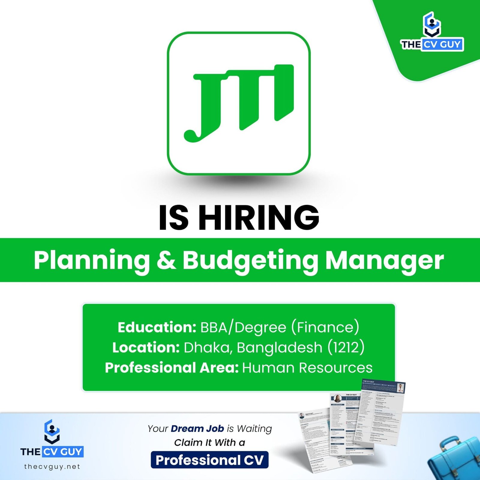 JTI Bangladesh Is Hiring | Planning & Budgeting Manager (Market) Opportunity