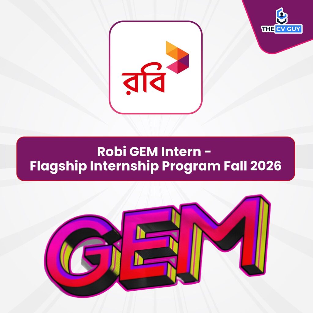 Robi GEM Internship 2026 | Robi GEM Intern – Flagship Internship Program Fall 2026