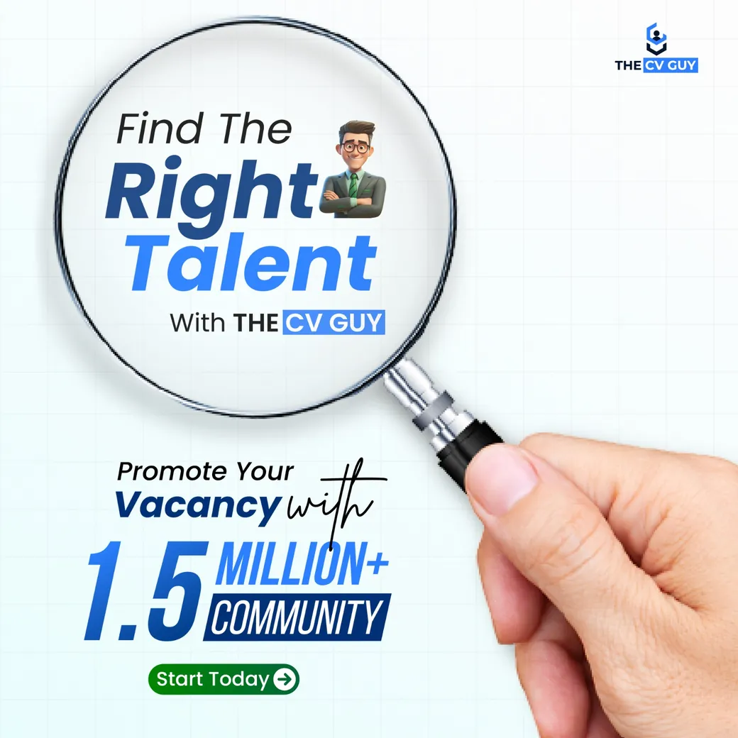 Vacancy Promotion 1 The CV Guy is the No.1 Resume/CV Writer in Bangladesh, Asia & Middle East Find the right talent with The CV Guy - promote your vacancy to a 1.5 million+ job-seeker community