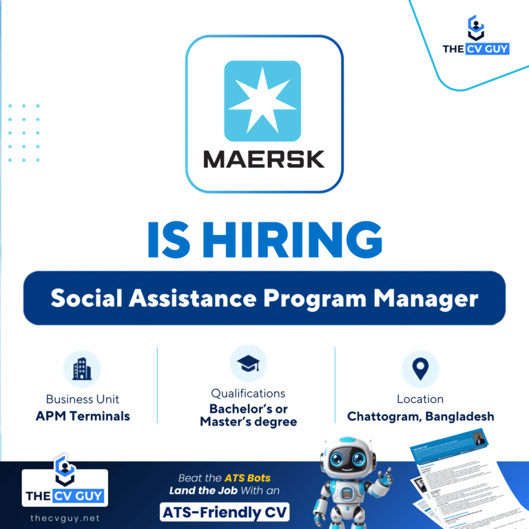 Social Assistance Program Manager Job at A.P. Moller - Maersk