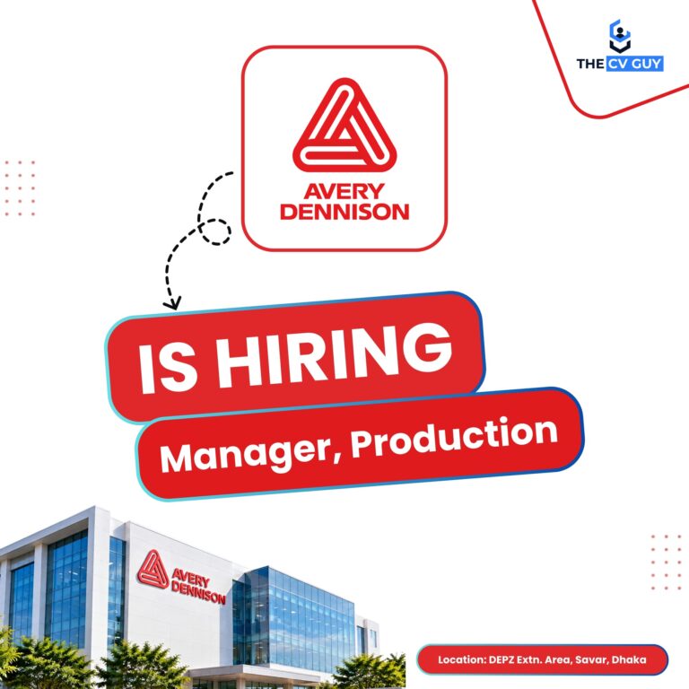 Avery Dennison Job Circular 2026 | Manager, Production - HTL