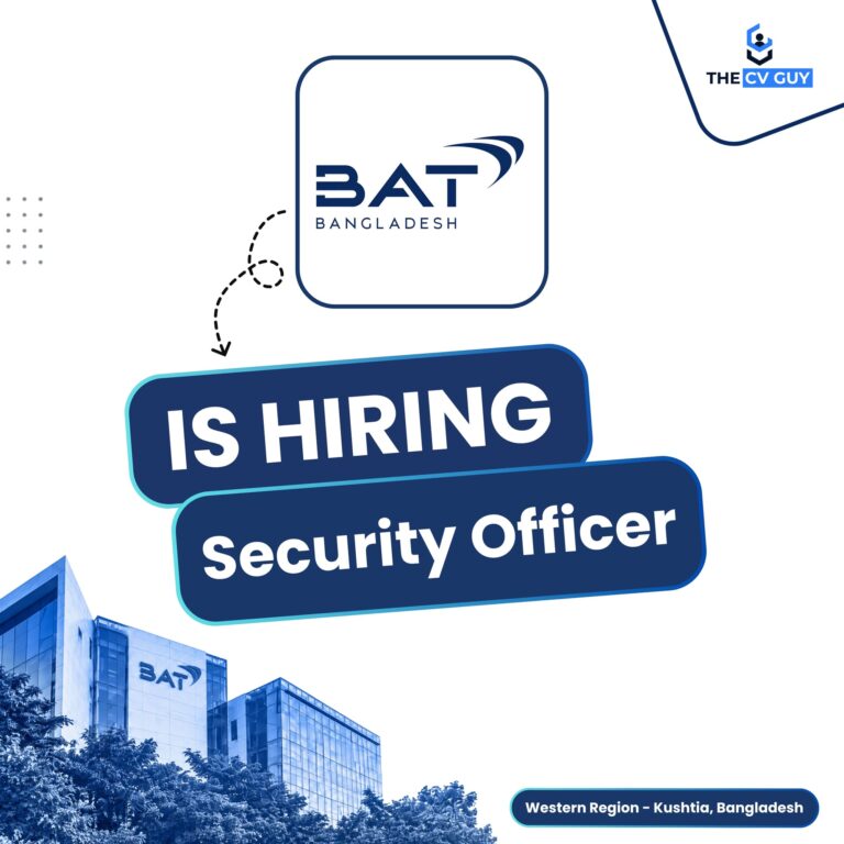 BAT Bangladesh Job Circular 2026 | Security Officer - Western Region