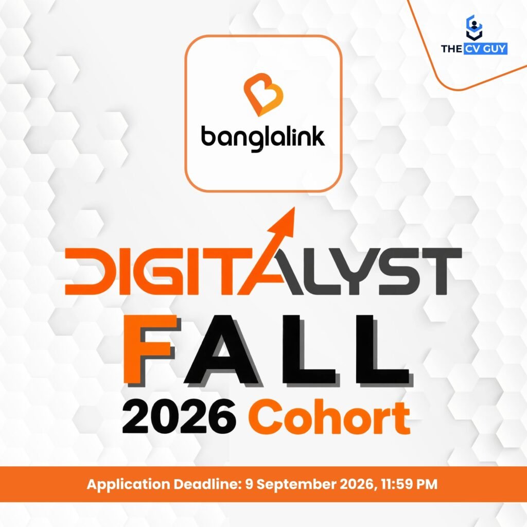 Digitalyst - Fall 2026 Cohort at Banglalink | Paid Internship in Bangladesh