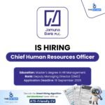 Jamuna Bank PLC Career: Chief Human Resources Officer (CHRO) 5 The CV Guy is the No.1 Resume/CV Writer in Bangladesh, Asia & Middle East Jamuna Bank PLC Career: Chief Human Resources Officer (CHRO)
