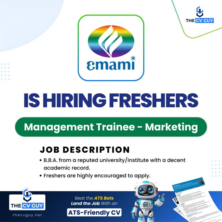 Emami Bangladesh Limited is hiring Management Trainee - Marketing
