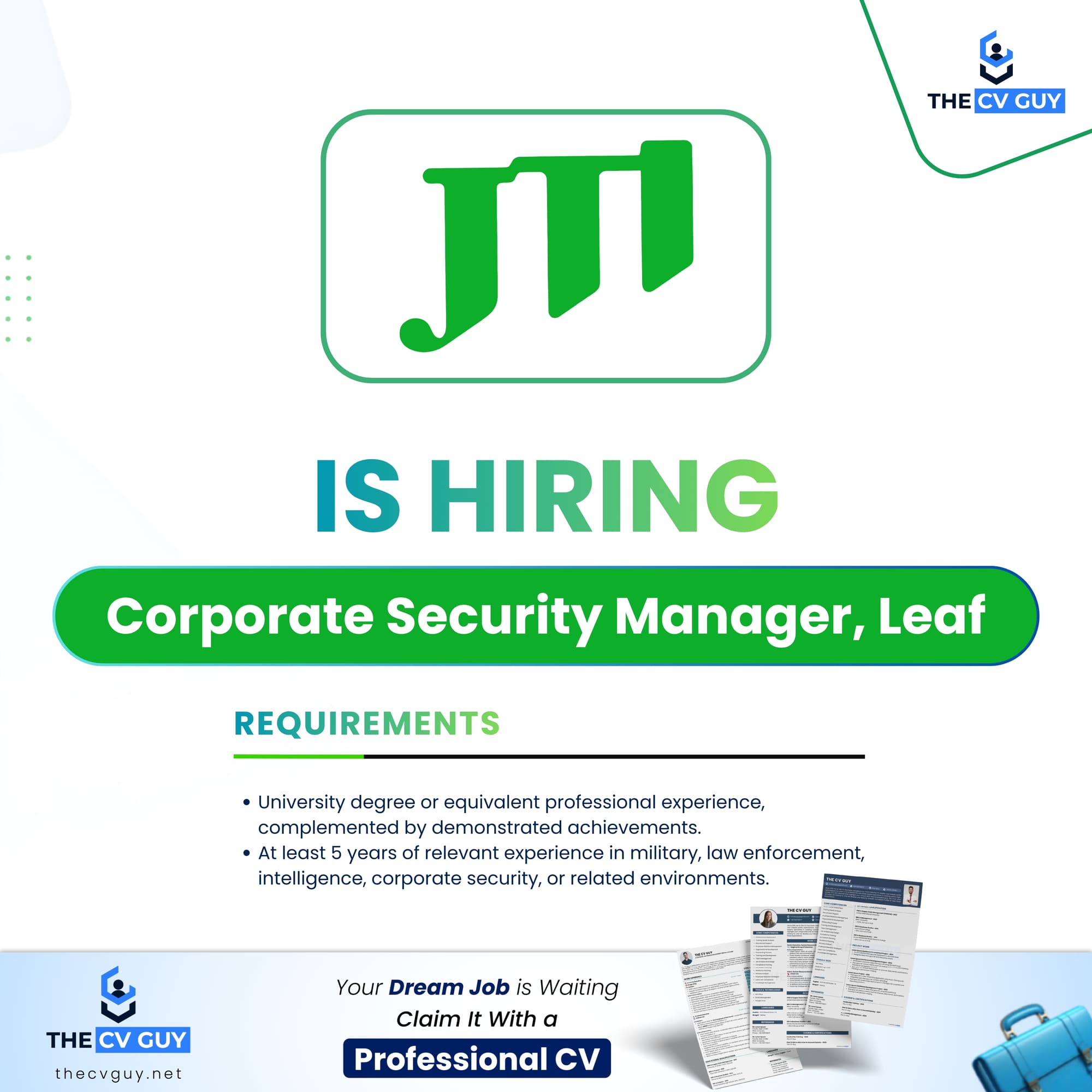 JTI Bangladesh Job Circular 2026 | Corporate Security Manager, Leaf