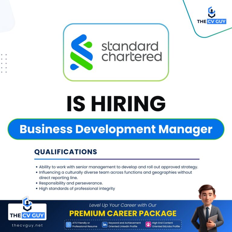Business Development Manager Job Circular 2026 | Standard Chartered