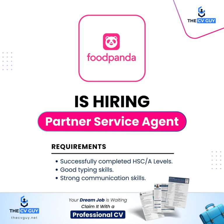 foodpanda Job Circular 2026 | Partner Service Agent