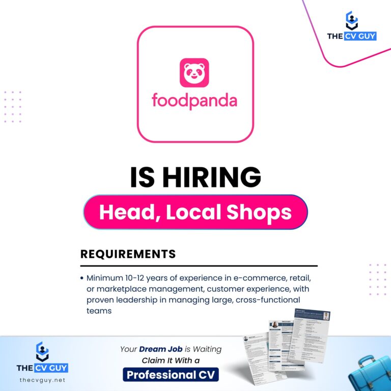 foodpanda Job Circular 2026 | Head, Local Shops