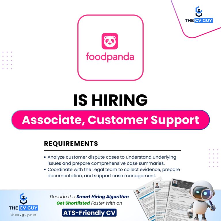 foodpanda Job Circular 2026 | Associate, Customer Support