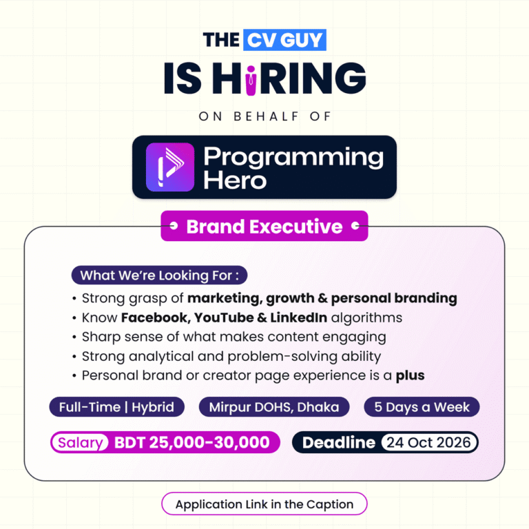 Programming Hero is hiring Brand Executive