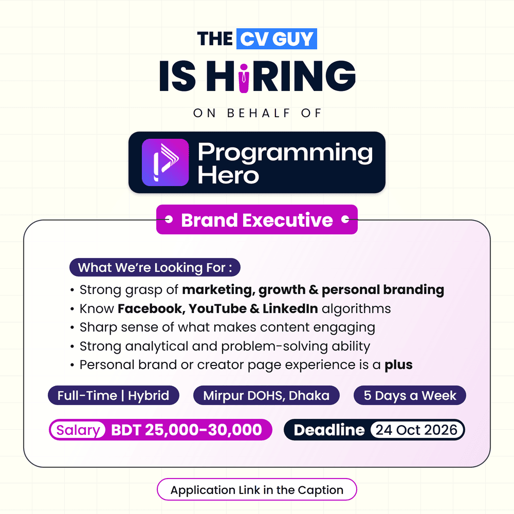 Programming Hero is hiring Brand Executive