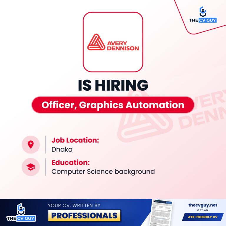 Avery Dennison Officer Graphics Automation is hiring
