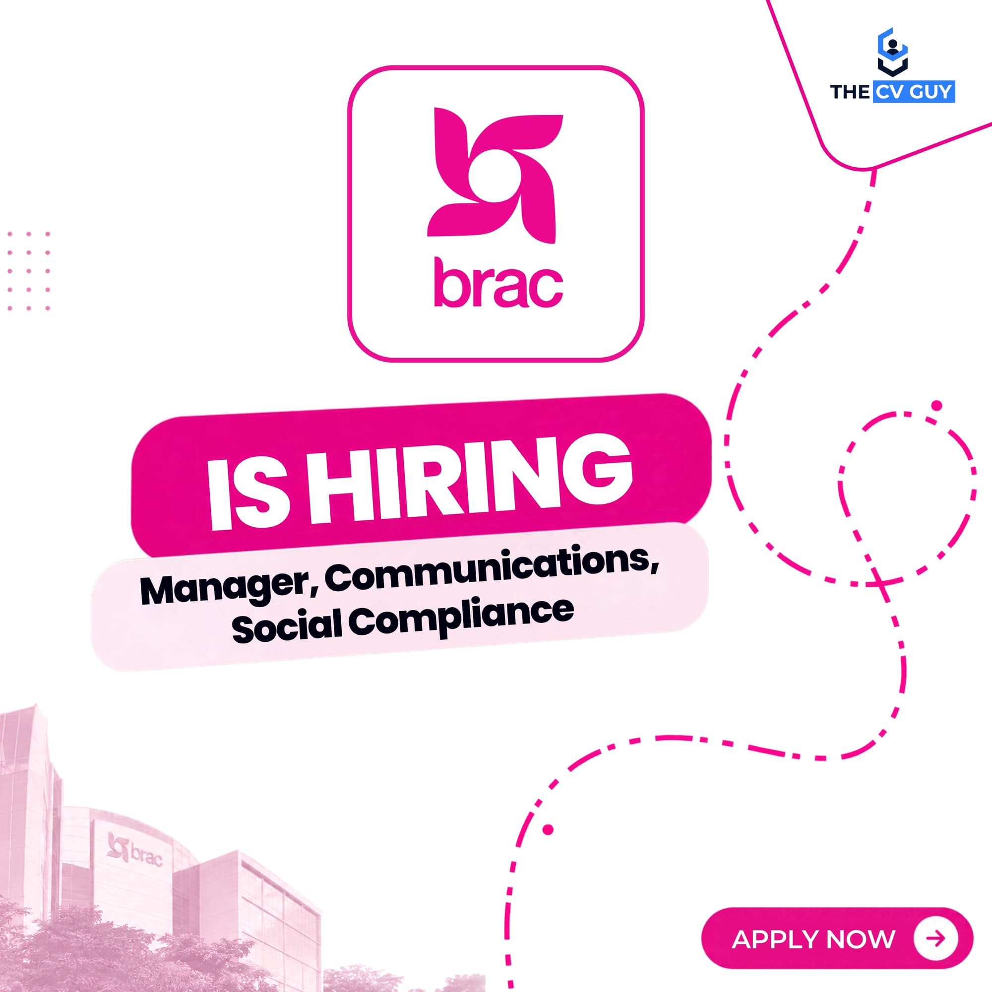 BRAC is Hiring Manager, Communications, Social Compliance