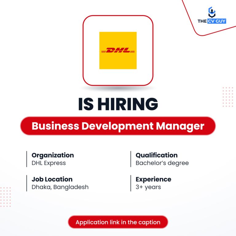 DHL Express is hiring Business Development Manager