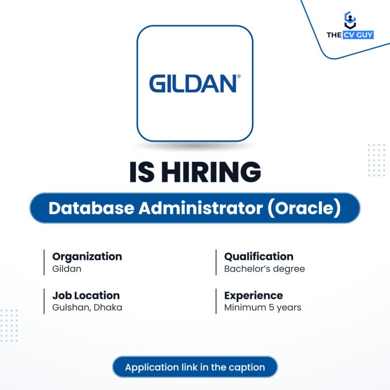 Gildan is hiring Database Administrator (Oracle)