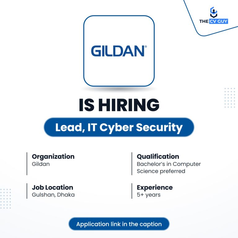 Gildan is hiring Lead, IT Cyber Security