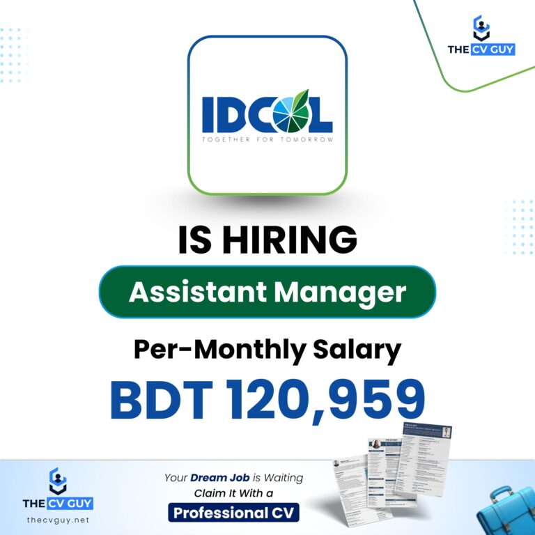 IDCOL is Hiring Assistant Manager - Investment Department