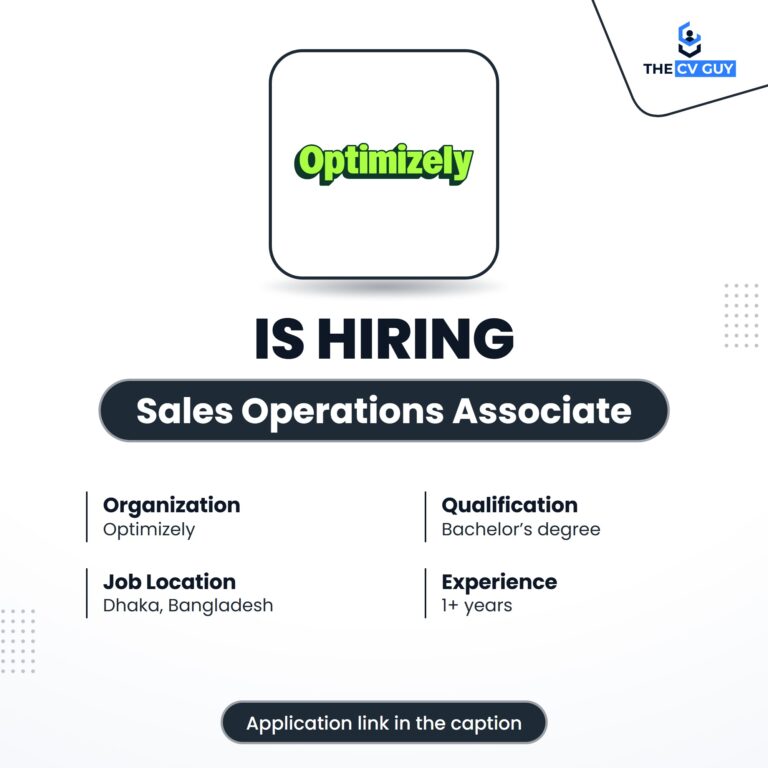 Optimizely is hiring Sales Operations Associate