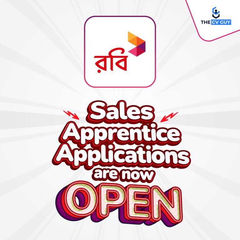 Robi Sales Apprentice | Sales Apprenticeship Program at Robi Axiata PLC.
