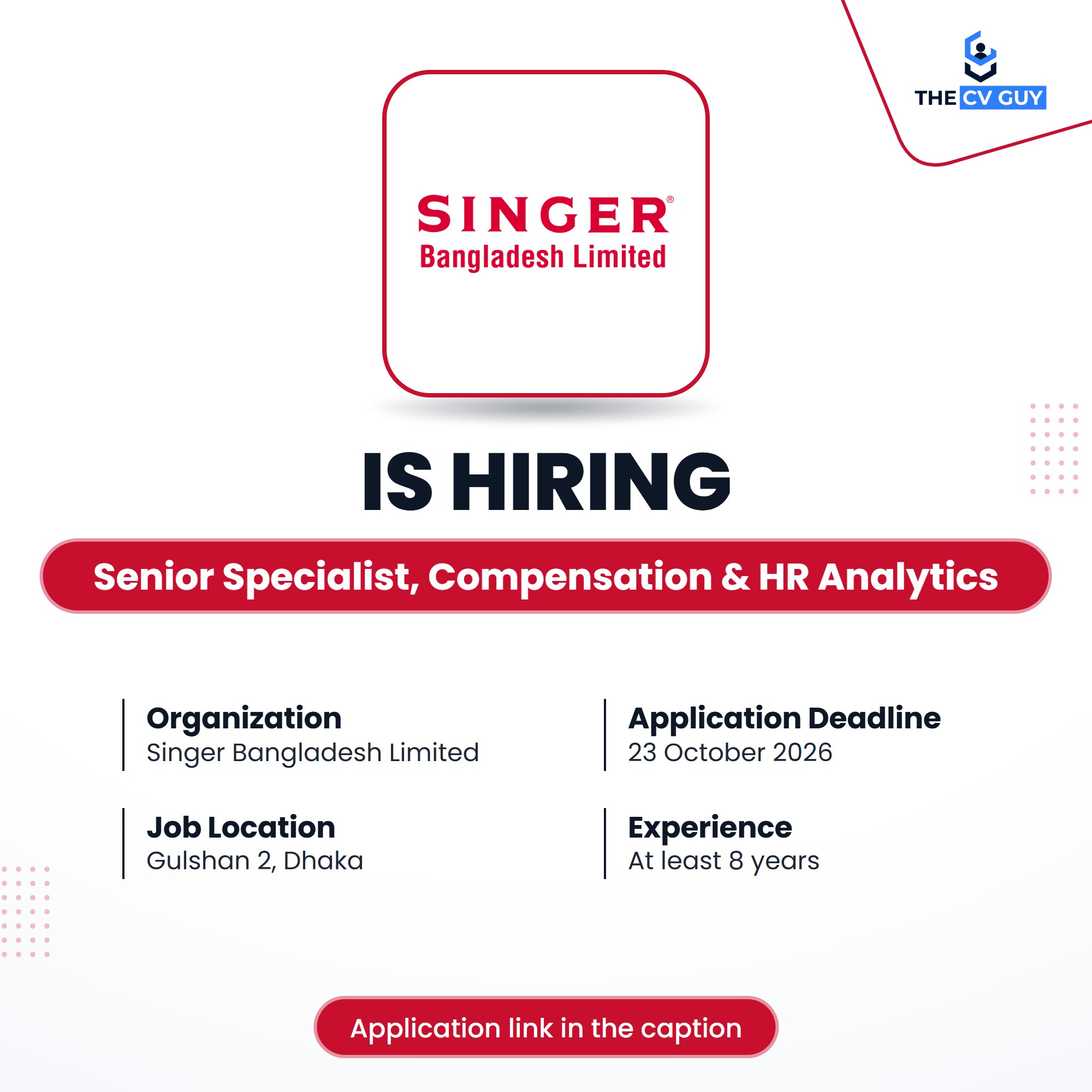 Standard Chartered Bangladesh- SCB is hiring 2025 | MNC Jobs, Bank Jobs | The CV Guy 10 The CV Guy is the No.1 Resume/CV Writer in Bangladesh, Asia & Middle East The CV Guy is the No.1 Resume/CV Writer in Bangladesh, Asia & Middle East