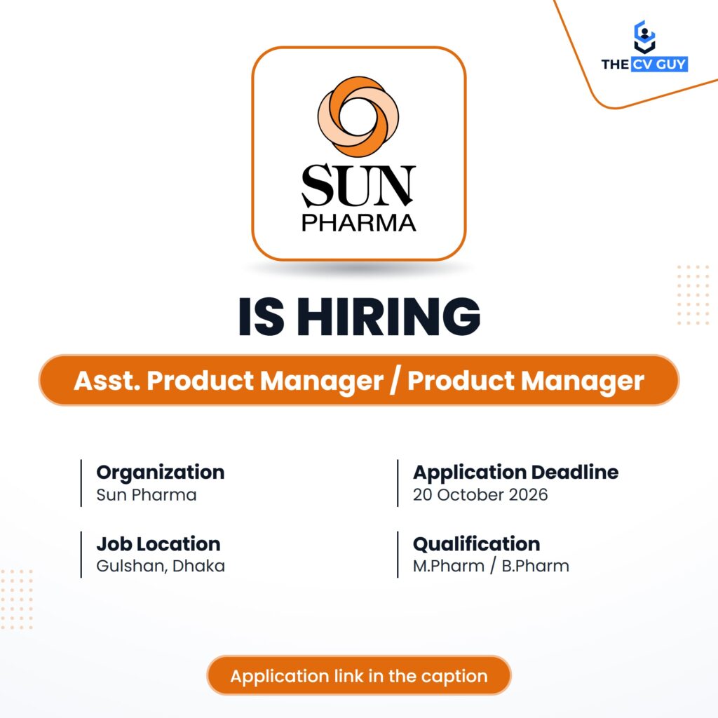 Sun Pharmaceuticals (EZ) Limited is hiring Asst. Product Manager / Product Manager (APM/PM)