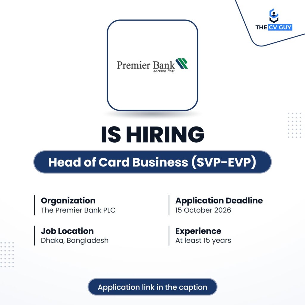 The CV Guy is the No.1 Resume/CV Writer in Bangladesh, Asia & Middle East