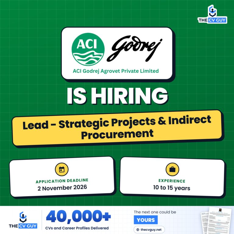 aci godrej lead strategic projects indirect procurement