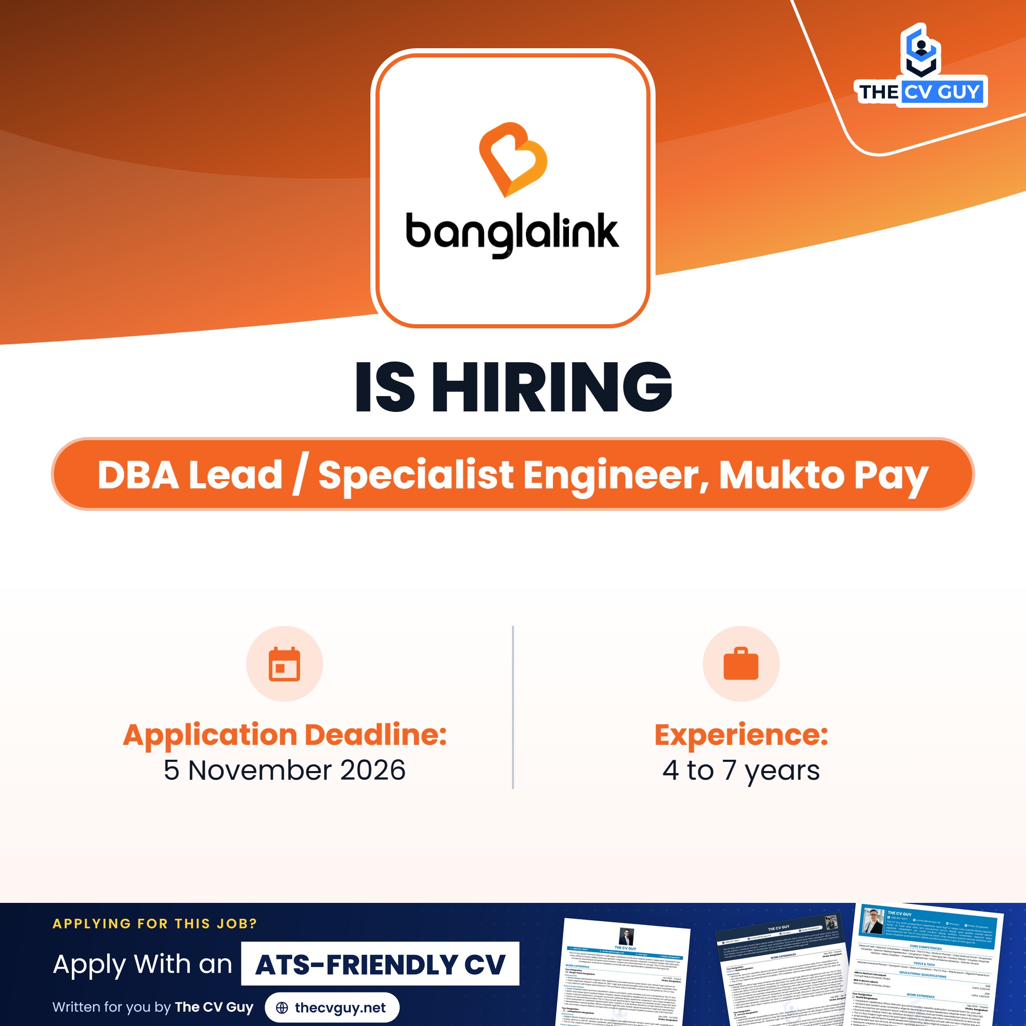 banglalink mukto pay dba lead