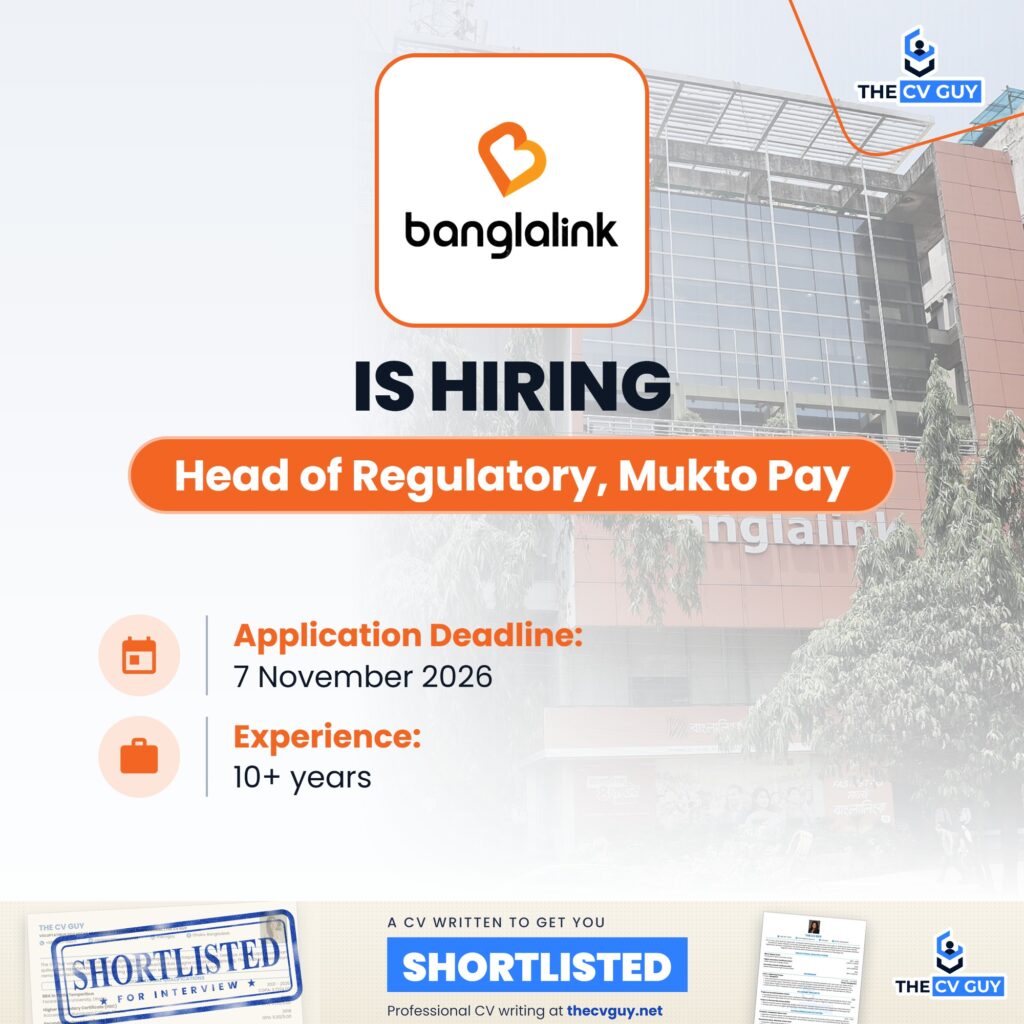 banglalink mukto pay head of regulatory